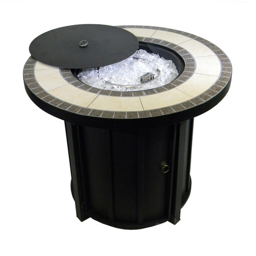 AZ Patio Heaters Round Tile Top Firepit