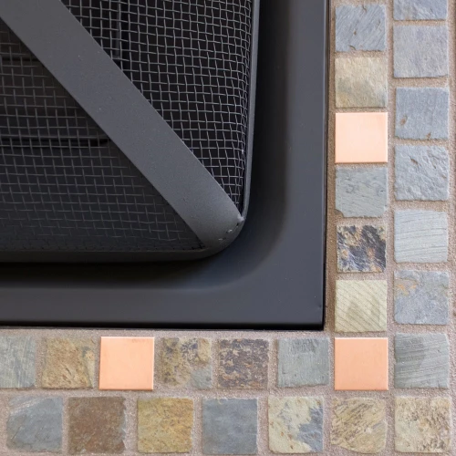 AZ Patio Heaters 30" Slate Tile Fire Pit