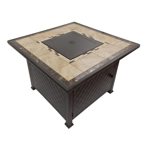 AZ Patio Heaters Tile Top Square Fire Pit