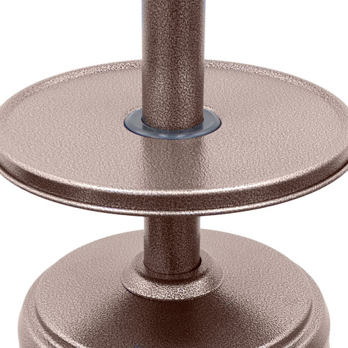 AZ Patio Heaters Hammered Bronze Outdoor Patio Heater with Table