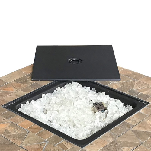 AZ Patio Heaters Square Tile Top Fire Pit