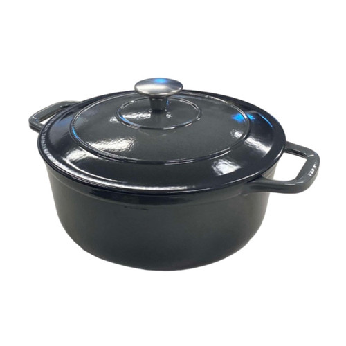 Gray Round Dutch Oven - 4L
