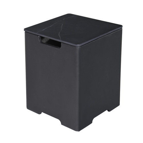Square Propane Tank Cover - Bulgaria Black - 15.9 x 15.9 x 20”