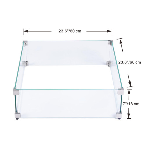 Square Wind Screen