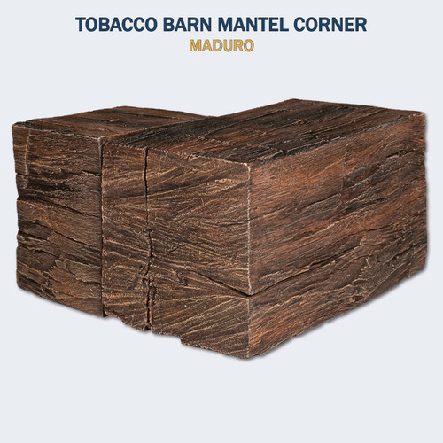Tobacco Barn Maduro Corner Mantel