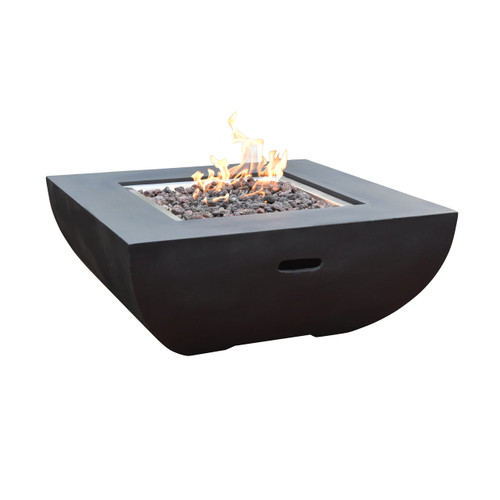 Aurora 34” Concrete Fire Table - Dark Gray