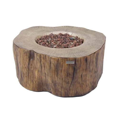Manchester 42” Concrete Fire Table - Red Wood