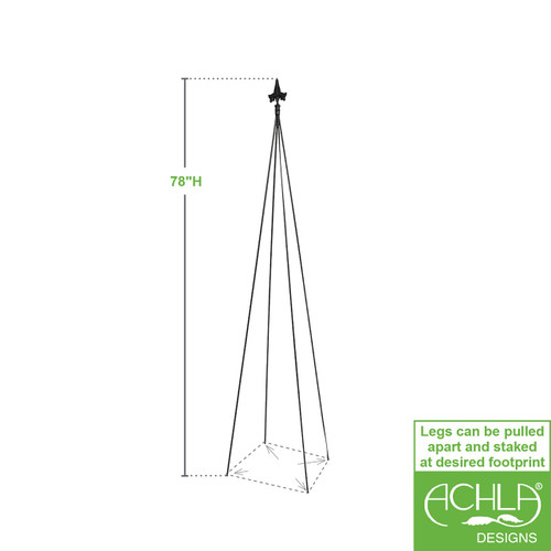 78" Fleur-de-lis Trellis