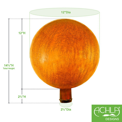12" Gazing Globe, Mandarin