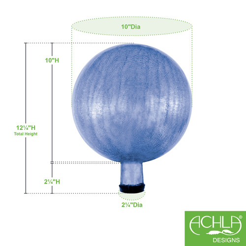 10" Gazing Globe, Blue Lapis