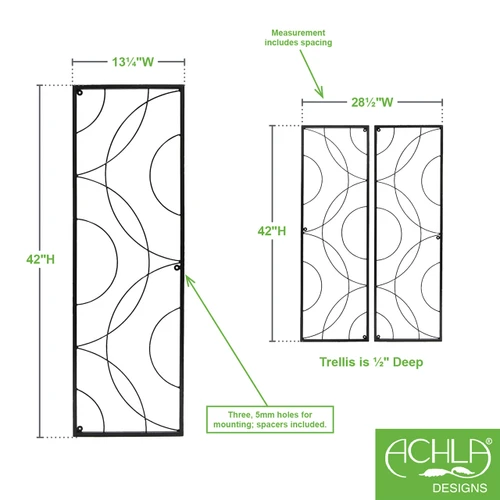 Corona Trellis (2 panels)