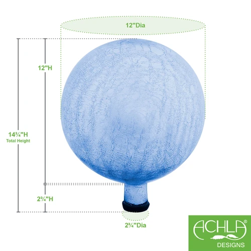 12" Gazing Globe, Blue Lapis