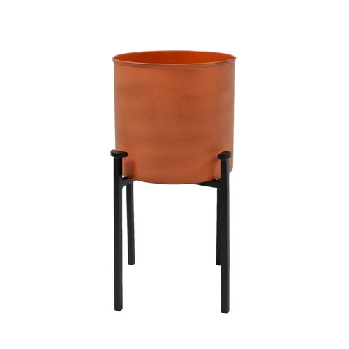 Eileen Planter- Burnt Sienna Cylinder