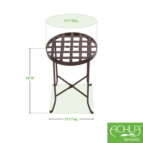 16"H  Flowers Plant Stand