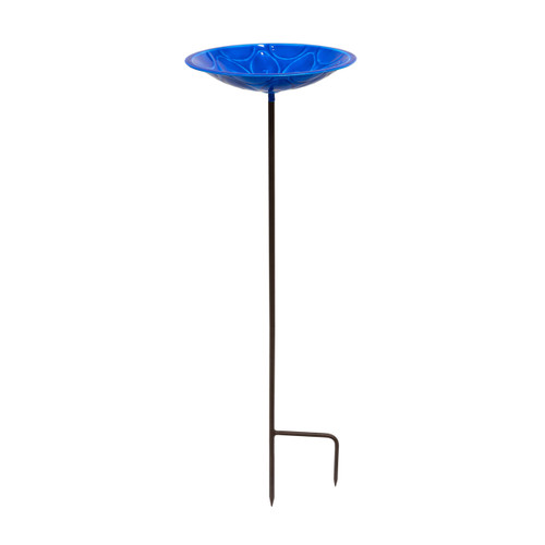 12" Delphinium Lolly Birdbaths with Stake