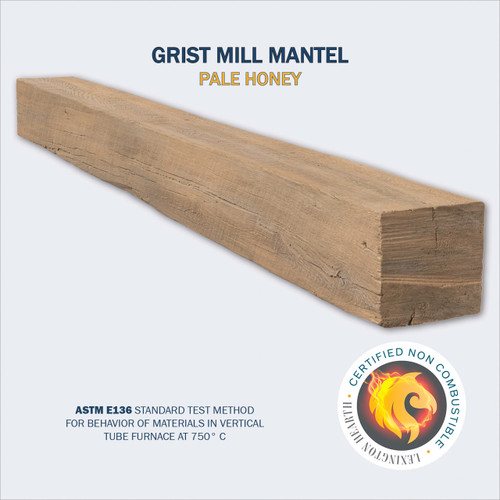 Grist Mill Pale Honey 6' Mantel Shelf Kit