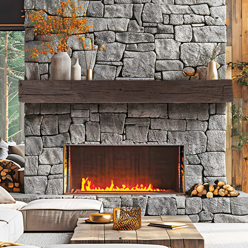 Tobacco Barn Roasted Chestnut 5' Mantel Shelf Kit