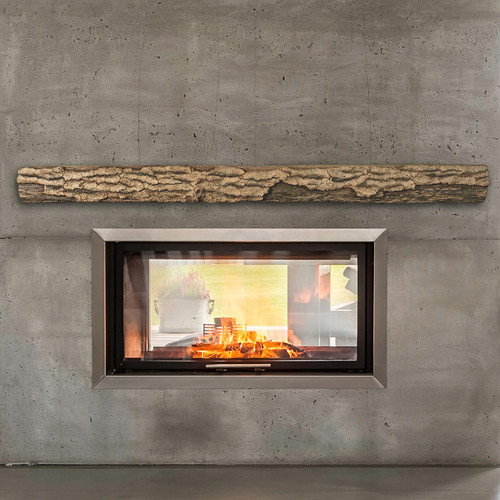 Half-Round Sleeper Pale Honey 5' Mantel Shelf Kit