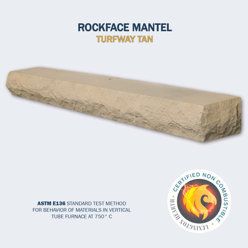 Rockface Turfway Tan 5’ Mantel Shelf Kit