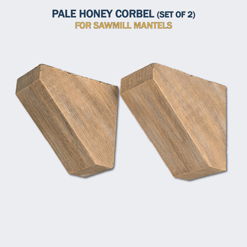 Sawmill Corbel Pale Honey (Set of 2)