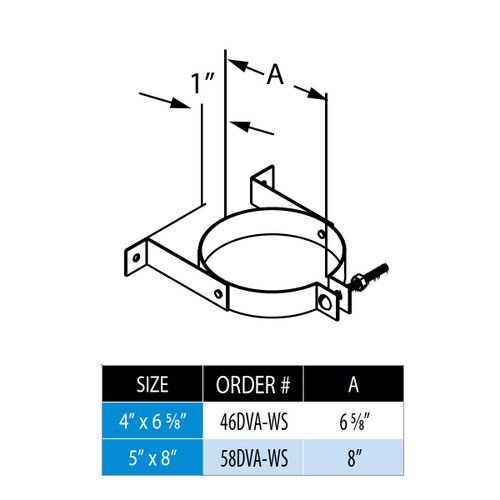 DirectVent Pro Wall Strap (4" X 6 5/8") DirectVent Pro Wall Strap (4" X 6 5/8")