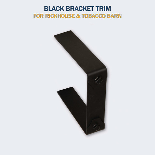Decorative Bracket Trim Black (Single) Rickhouse & Tobacco Burn