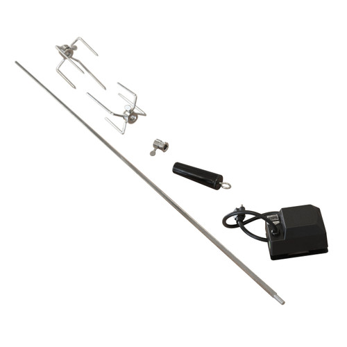 4 Burner Stainless Steel Rotisserie Kit