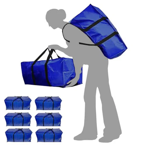 Moving Bags - Blue - 6 pack