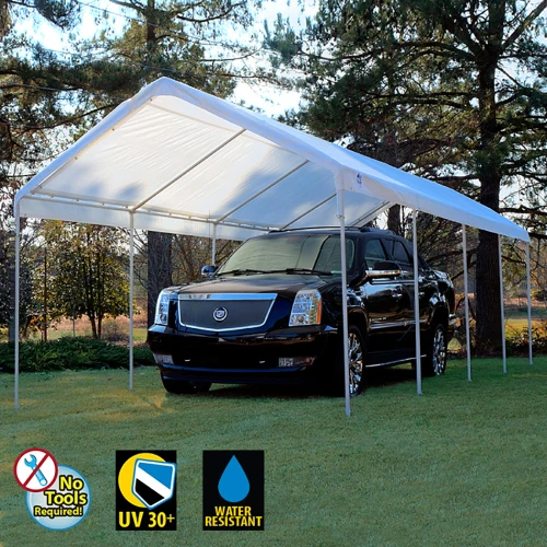 Universal 10 Leg 10X27 Canopy w/ WHITE Cover