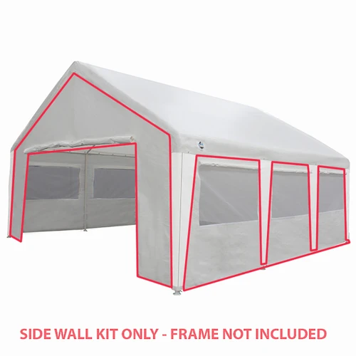 20 ft x 20 ft Sidewall Kit w/ Bugscreen Windows for Event Tent