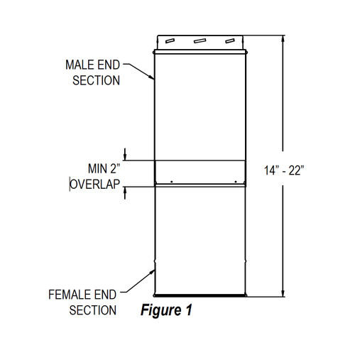 DuraTech Adjustable Chimney Pipe