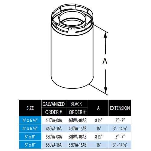 DirectVent Pro Pipe Extension