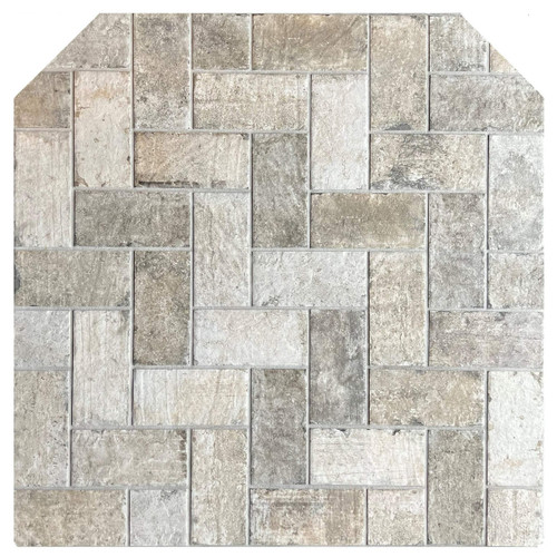 New York Brick Double Cut Hearth Pad