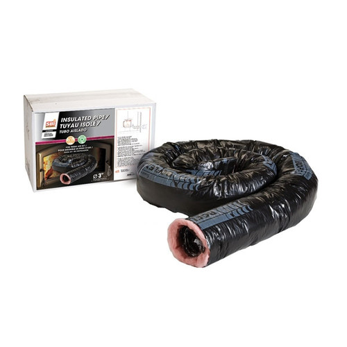 3" Diameter x 10' Insulated Flex Pipe for Fresh Air Intake 3" Diameter x 10' Insulated Flex Pipe for Fresh Air Intake
