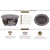 Toulan Oval Aluminum LPG Fire Pit