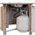 Thatcher Driftwood Round Aluminum LPG Fire Pit