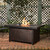 Weyland Rectangle Aluminum LPG Fire Pit