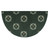 Golf Crossed Clubs On Green Hearth 4 Ft. Olefin Rug