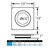PelletVent Pro Ceiling/Wall Thimble Cover-3"-4"