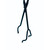 Black Wrought Iron Fireplace Tongs - 30" Long