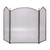 3 Fold Arched Fireplace Screen