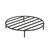 Fire Pit Log Grate - Black Steel Finish