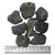 Lava Rock Boulders - Natural Black - 30 lbs