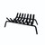 Zero Clearance Steel Fireplace Grate - 23.25"