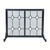 Fireplace Screen with Doors - Diamond Design - 33"H x 44"W x 14"D