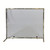 Bamboo Design Fireplace Panel Screen - 31"H x 38.25"W