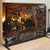 Arched Fireplace Panel Screen  - Scroll Design
