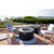 Pacaya 43” Round Fire Table with Hidden Tank - Dark Gray