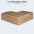 Flat Sawn Pale Honey Corner Mantel