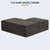 Flat Sawn Eclipse Corner Mantel